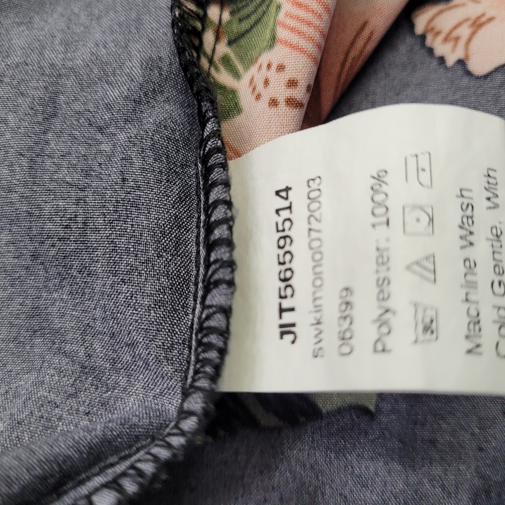 SHEIN Floral Kimono with Pink and Green Design XL - Picture 4 of 7